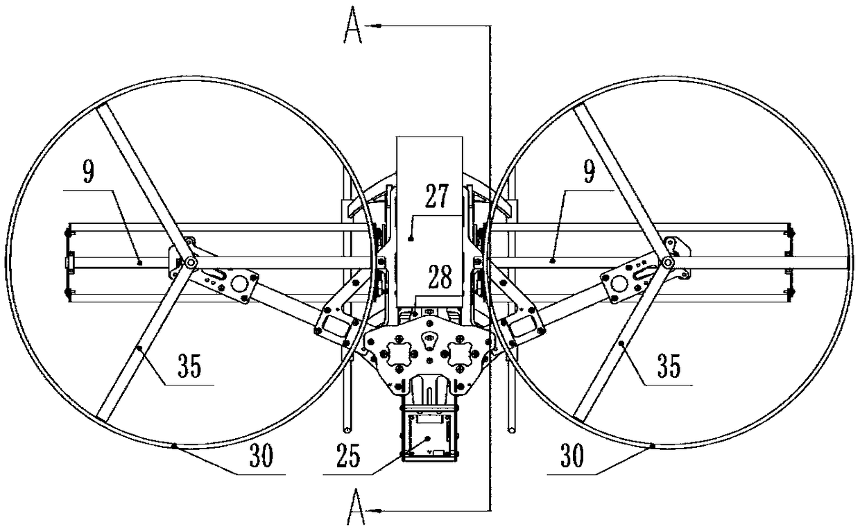 A dual-channel unmanned aerial vehicle with dual-motor horizontal cloth cooperative control