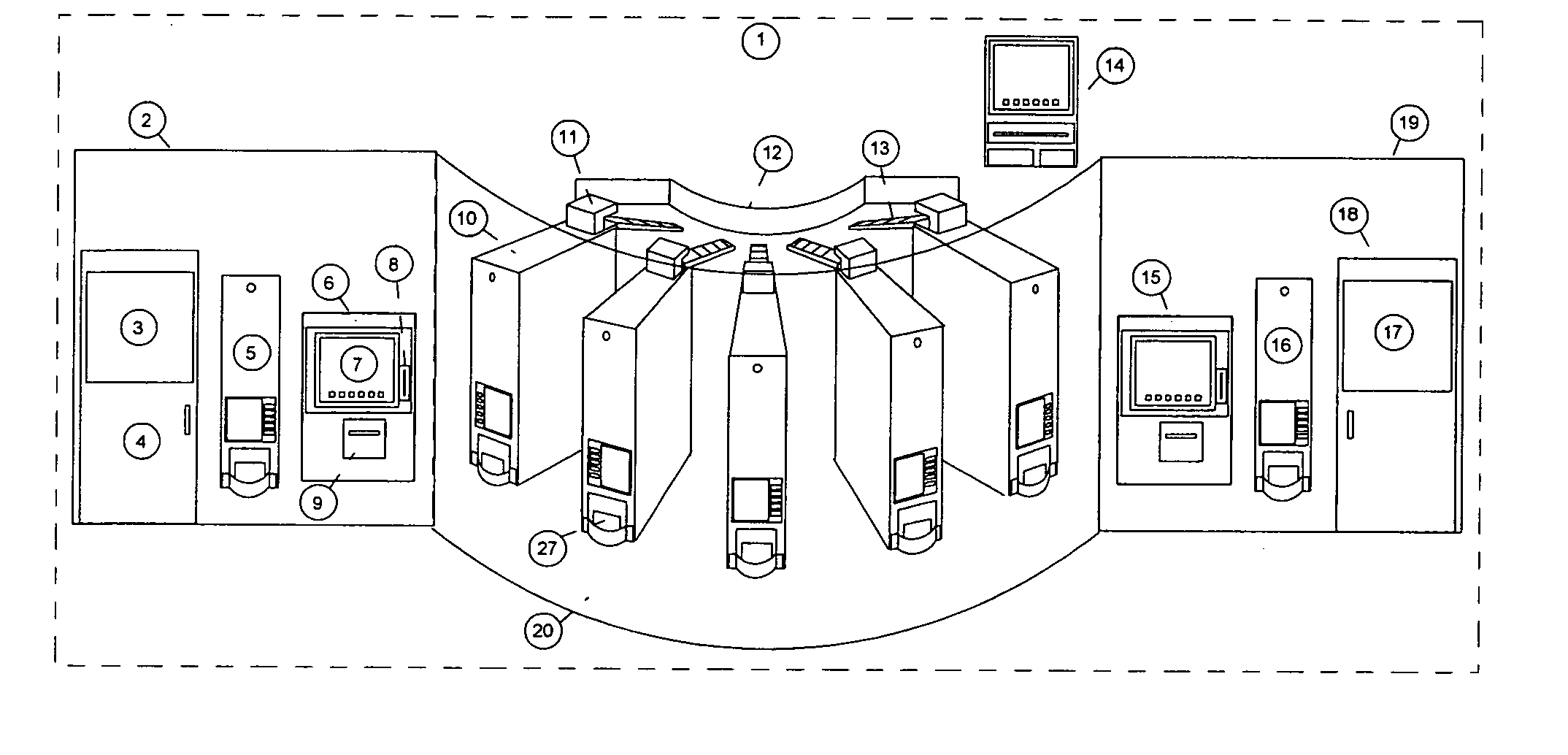 Automatic distributed vending system