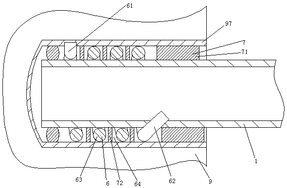 Battery pack installation structure of rear vibration-isolated pure electric logistics vehicle