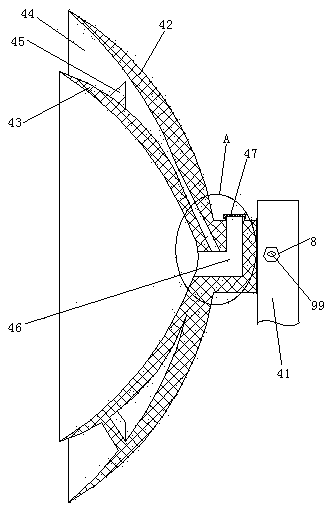 Battery pack installation structure of rear vibration-isolated pure electric logistics vehicle