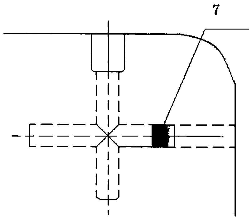 Efficient blocking stopcock for plastic injection mold