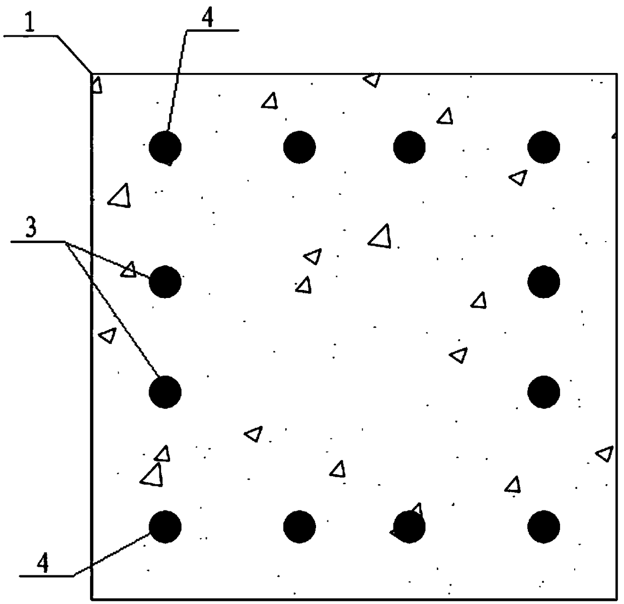 Assembled type beam column node area reinforcing steel bar distribution structure