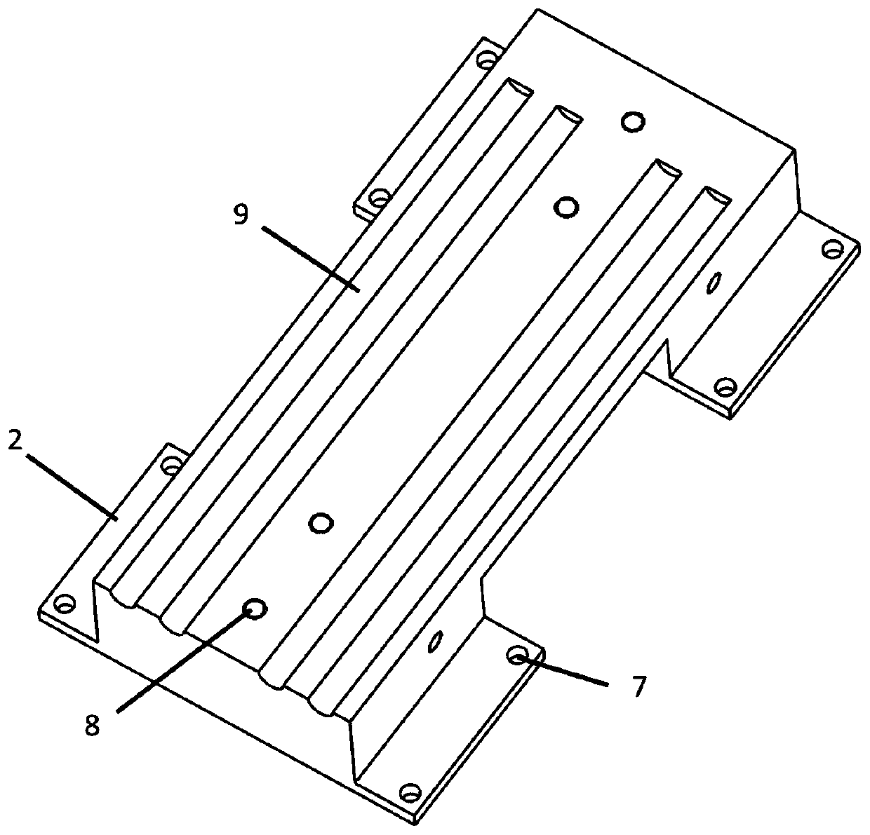 Heat radiation-storage device and method for large power device in logging instrument