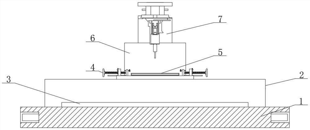 A welding jig positioning device for automobile stamping parts