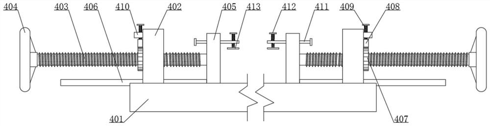 A welding jig positioning device for automobile stamping parts