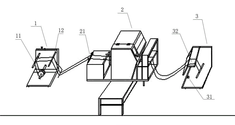 Full-automatic bar code printing and detecting equipment