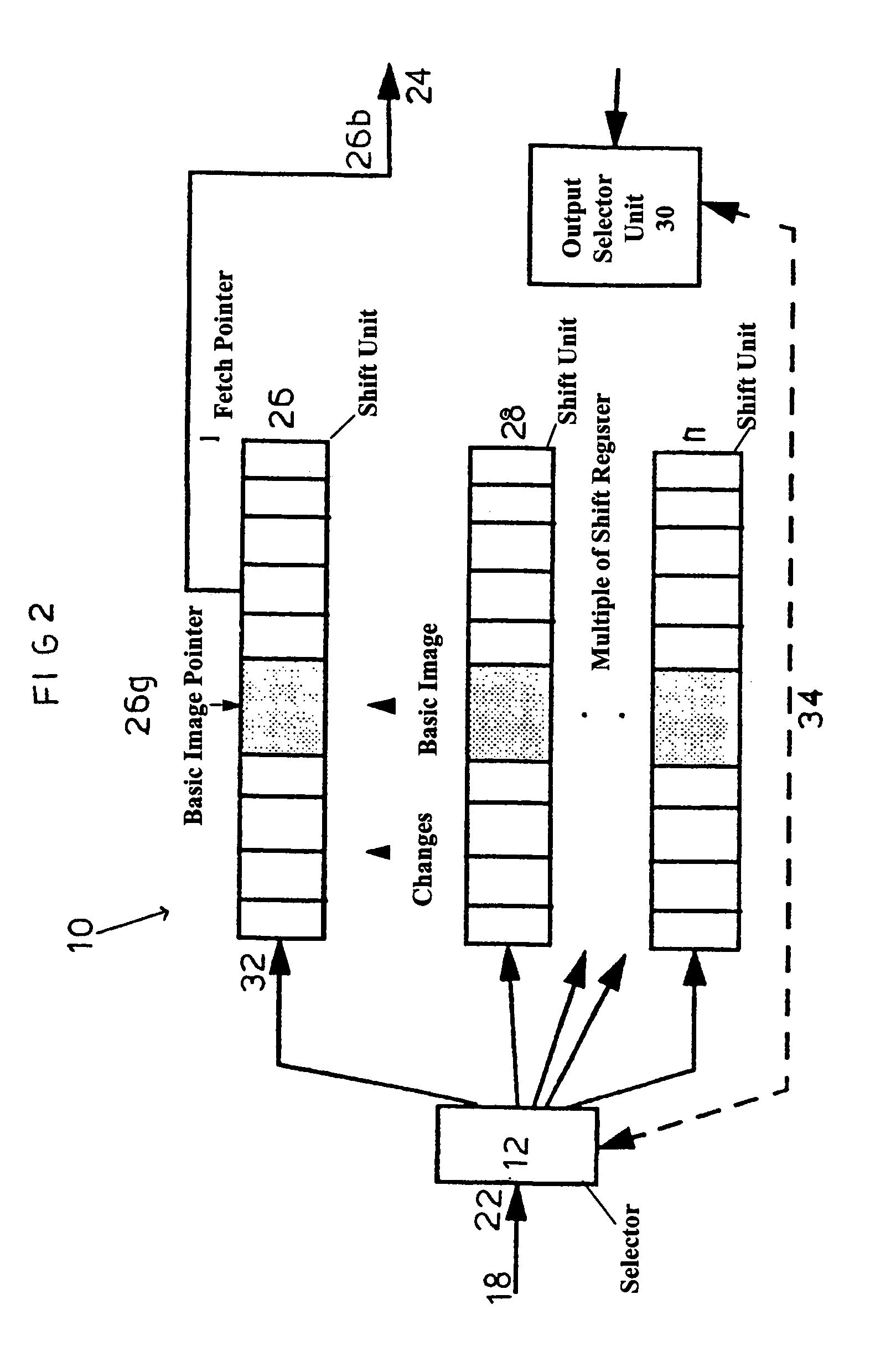 Device for changing channels in a digital television reception system
