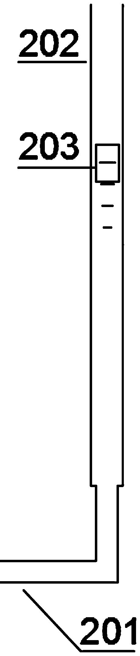 Detection device and method for accurate butt joint of ship chamber and lock head of ship lift