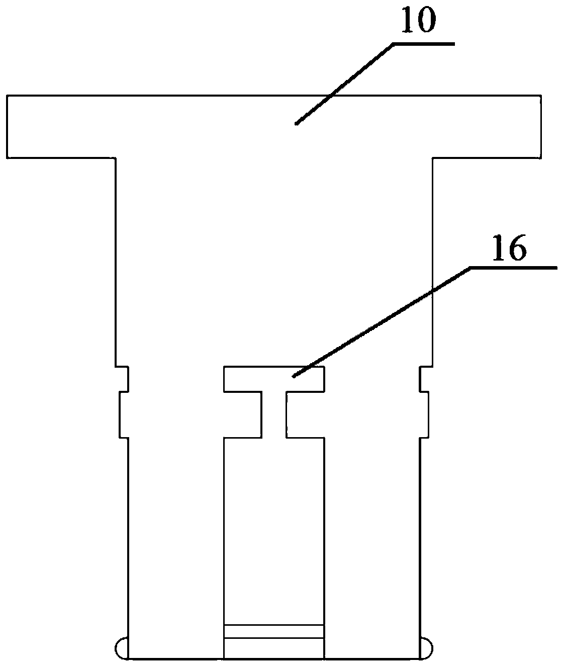 A riveting composite mold and a riveting method using the riveting composite mold