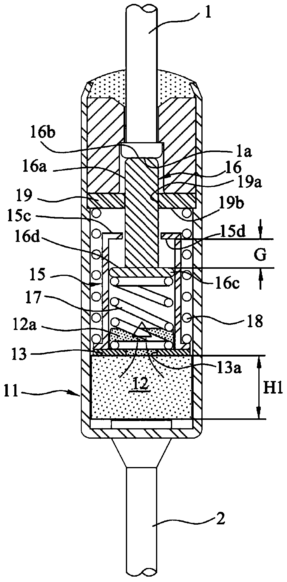 Thermal granular thermal fuse