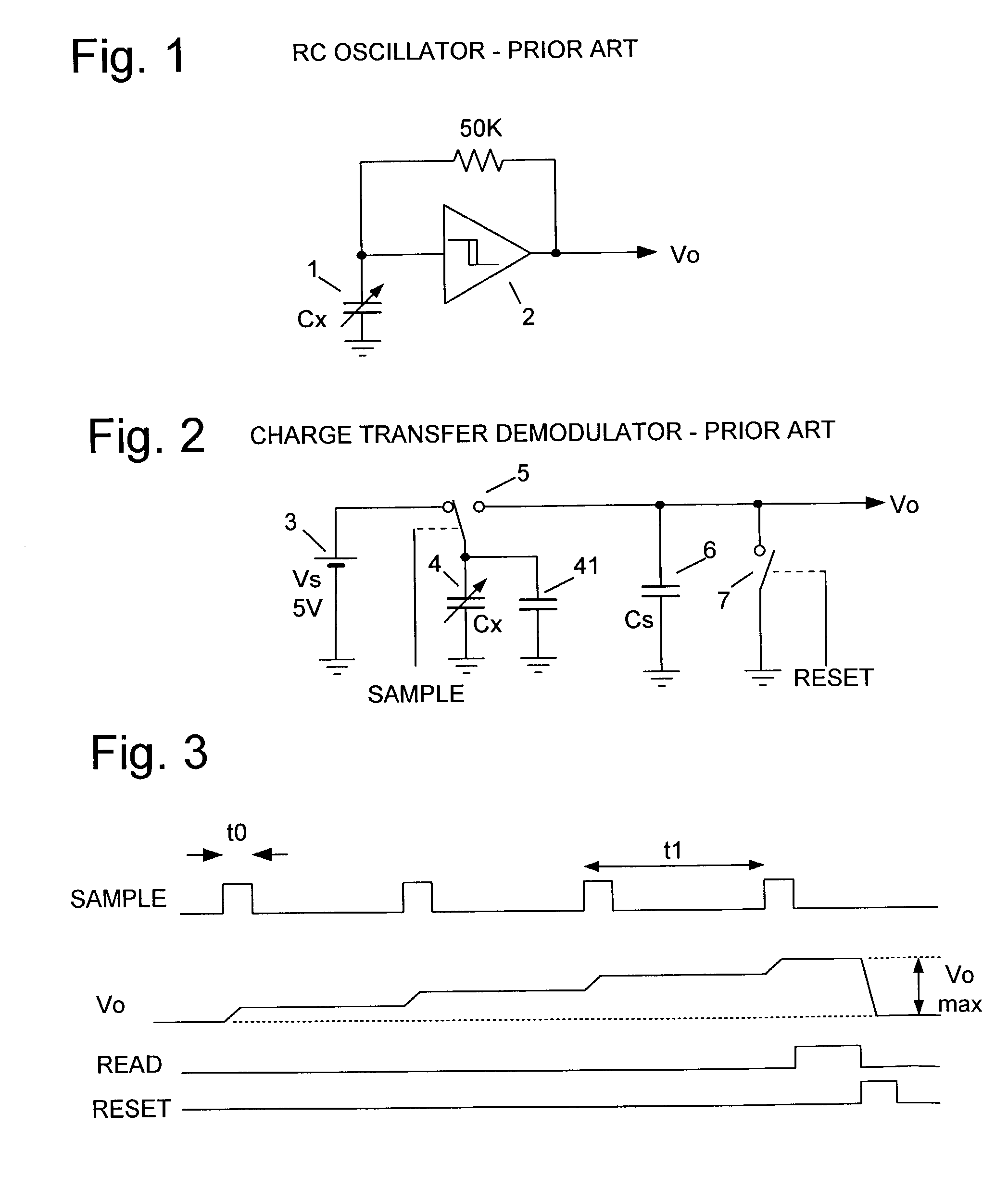 Capacitive sensor circuit with good noise rejection