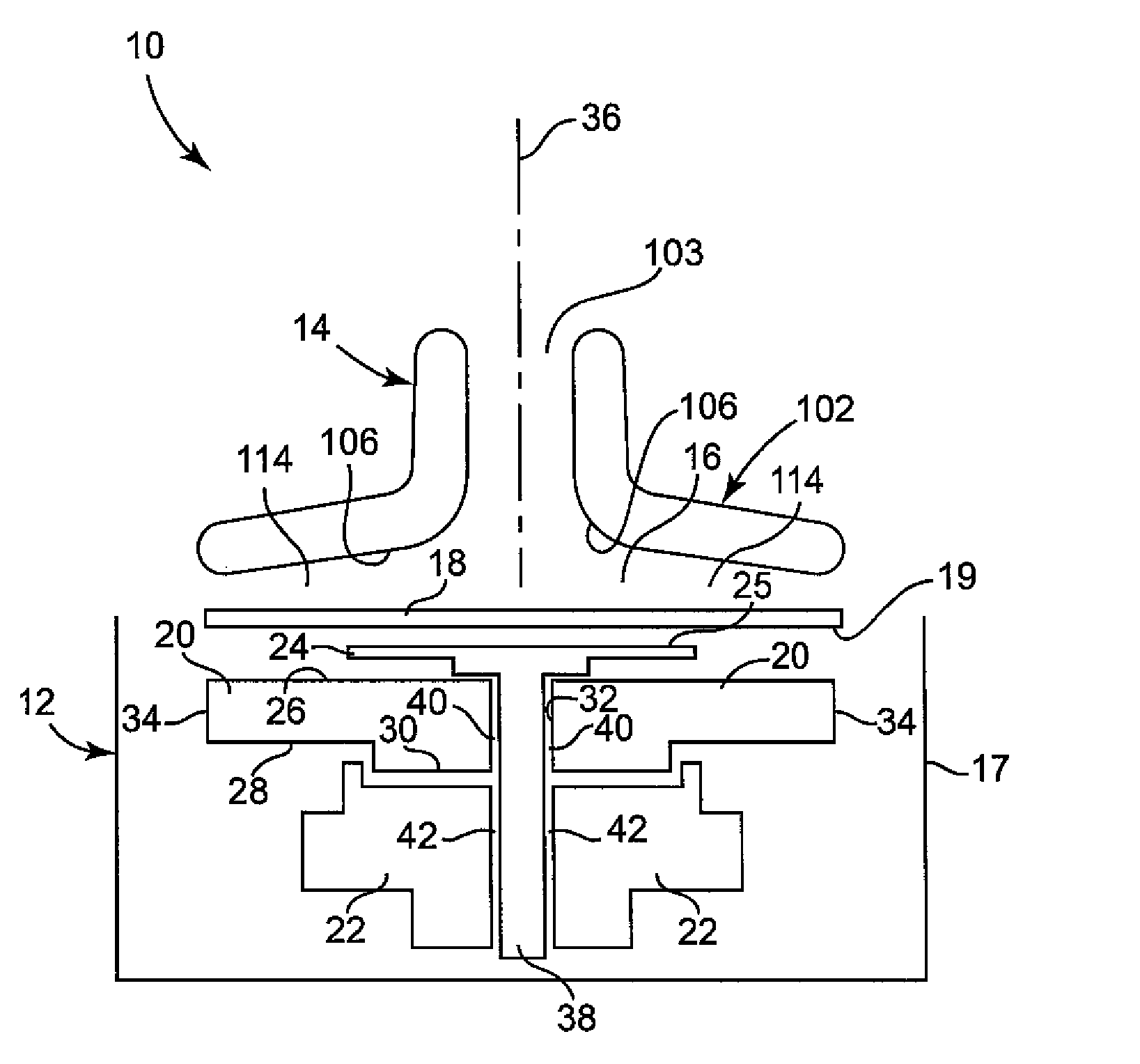 Method of removing liquid from a barrier structure