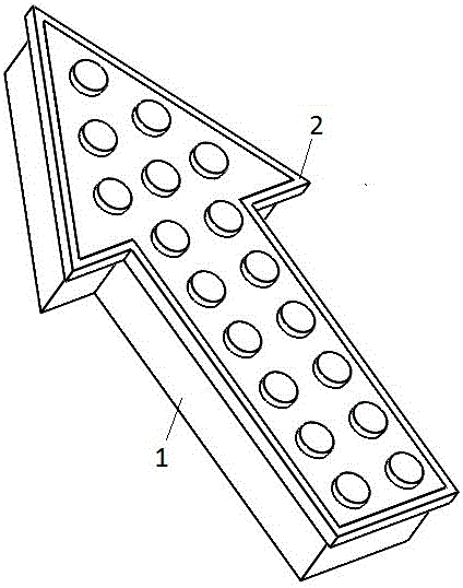 Treading power generation type emergency light for emergency exit