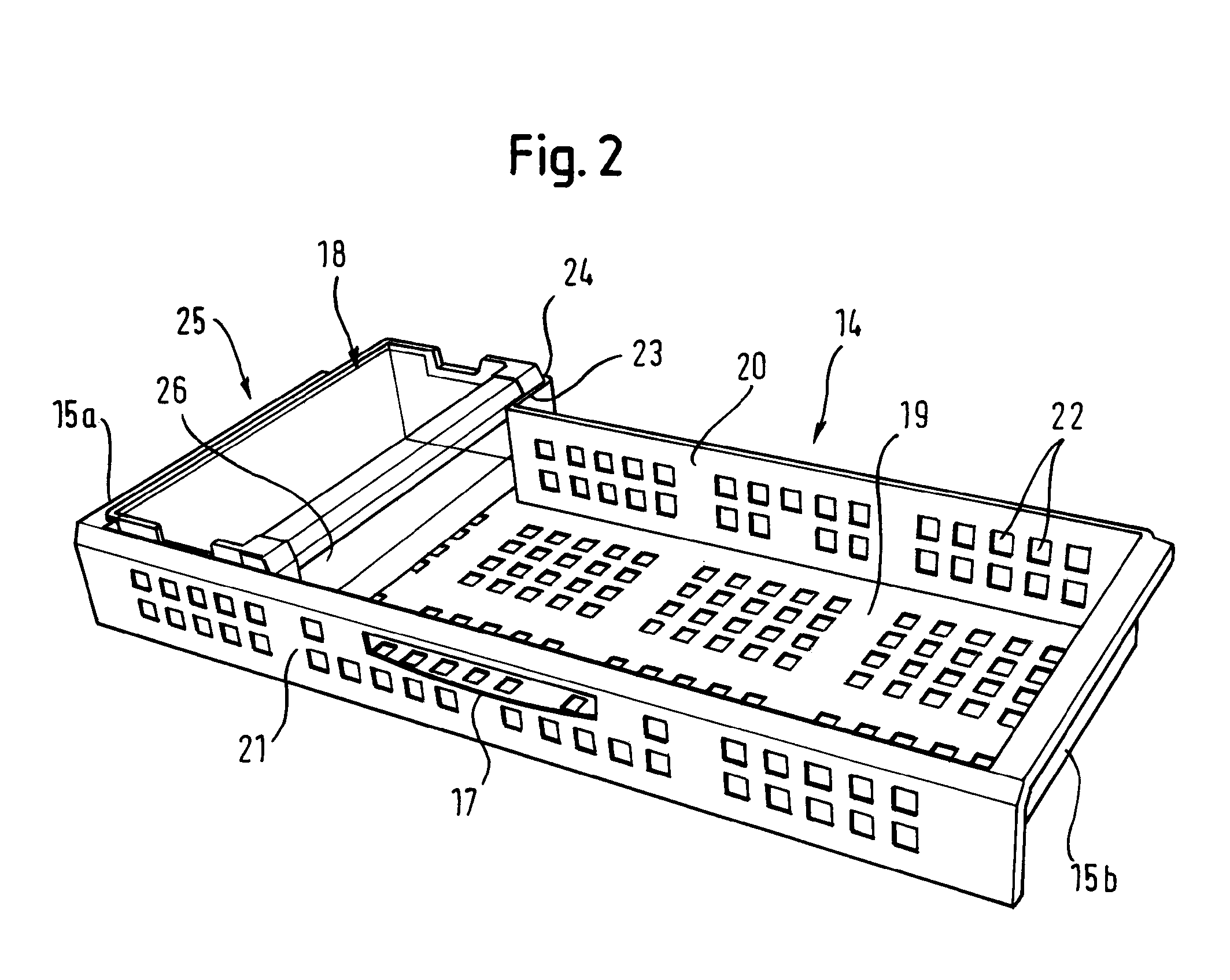 Ice cube container of an ice maker for household purposes, and refrigeration appliance comprising such an ice cube container