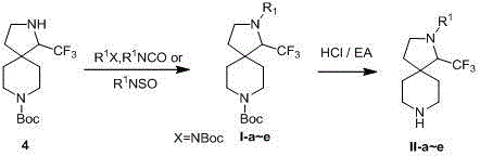 1-trifluoromethyl-2,8-diazospiro[4.5]decane derivative and preparation method thereof