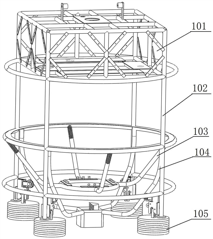 Submarine seismograph laying recoverer and method