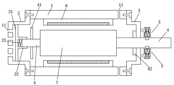 High-stability three-phase asynchronous motor