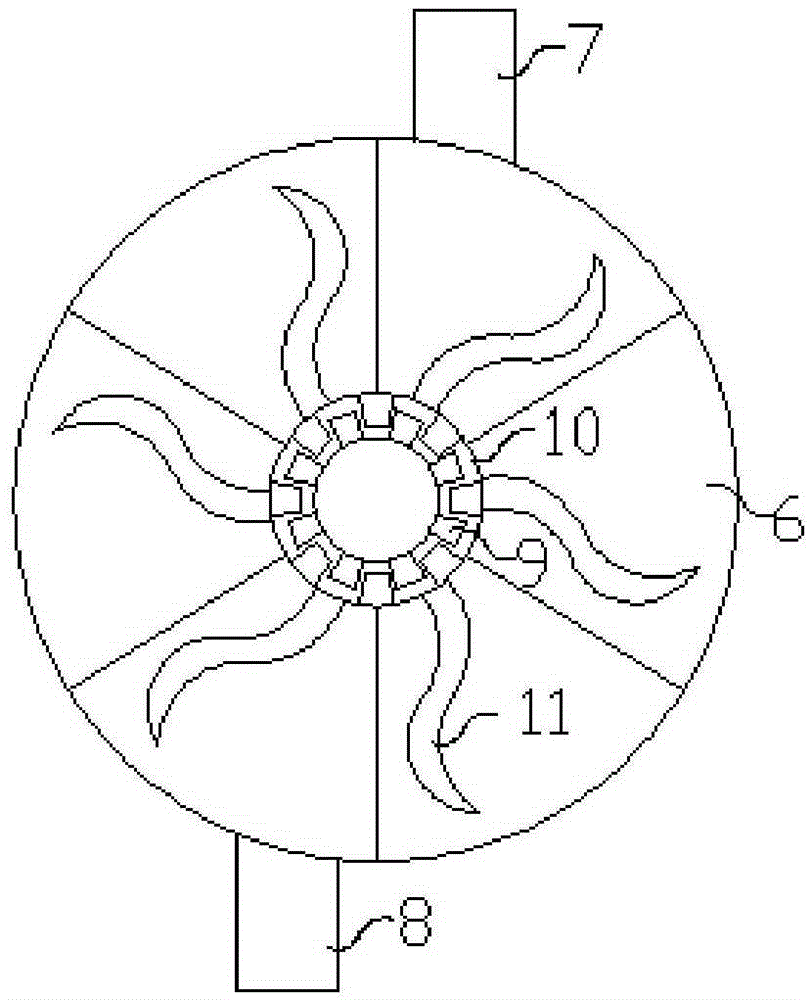 Corrosion-resistant and explosion-proof motor driven with assistance of wastewater