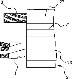 Self-bearing horizontal twisted pair communication cable