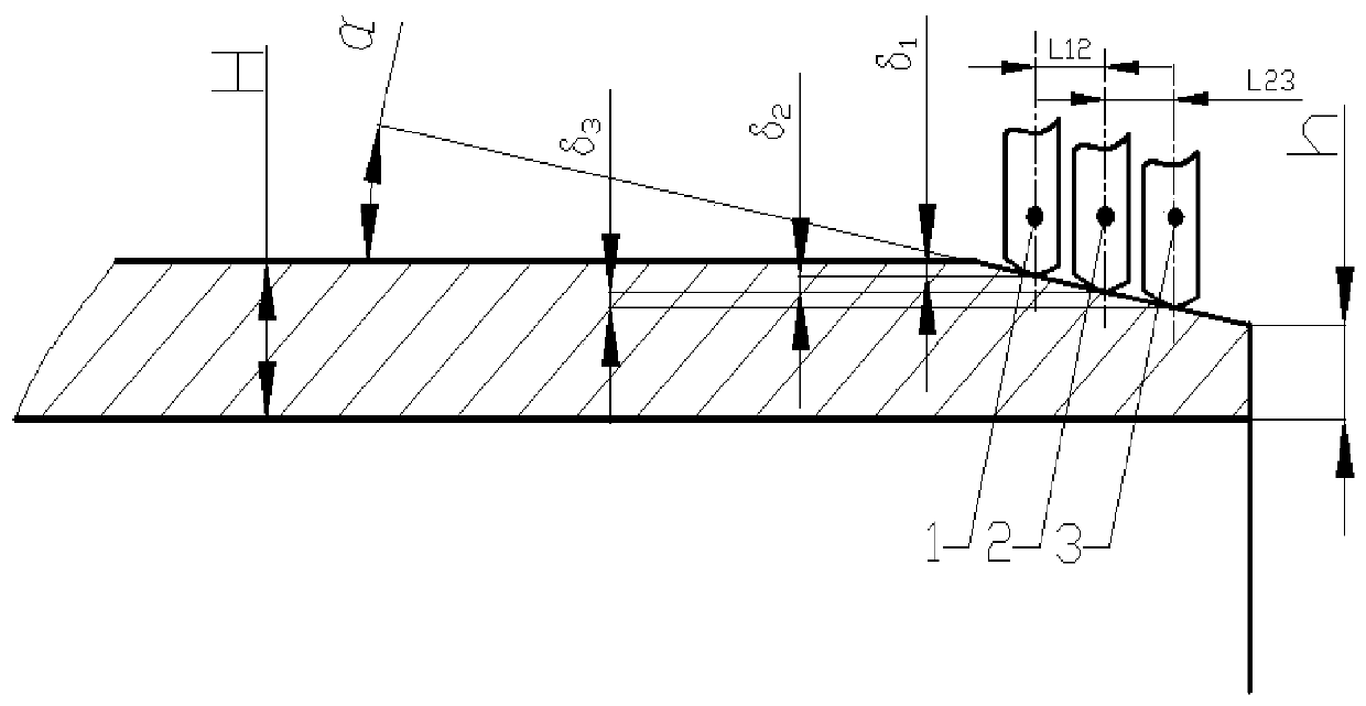 Method for adjusting spinning roller offset distance in cylindrical part offset distance spinning processing