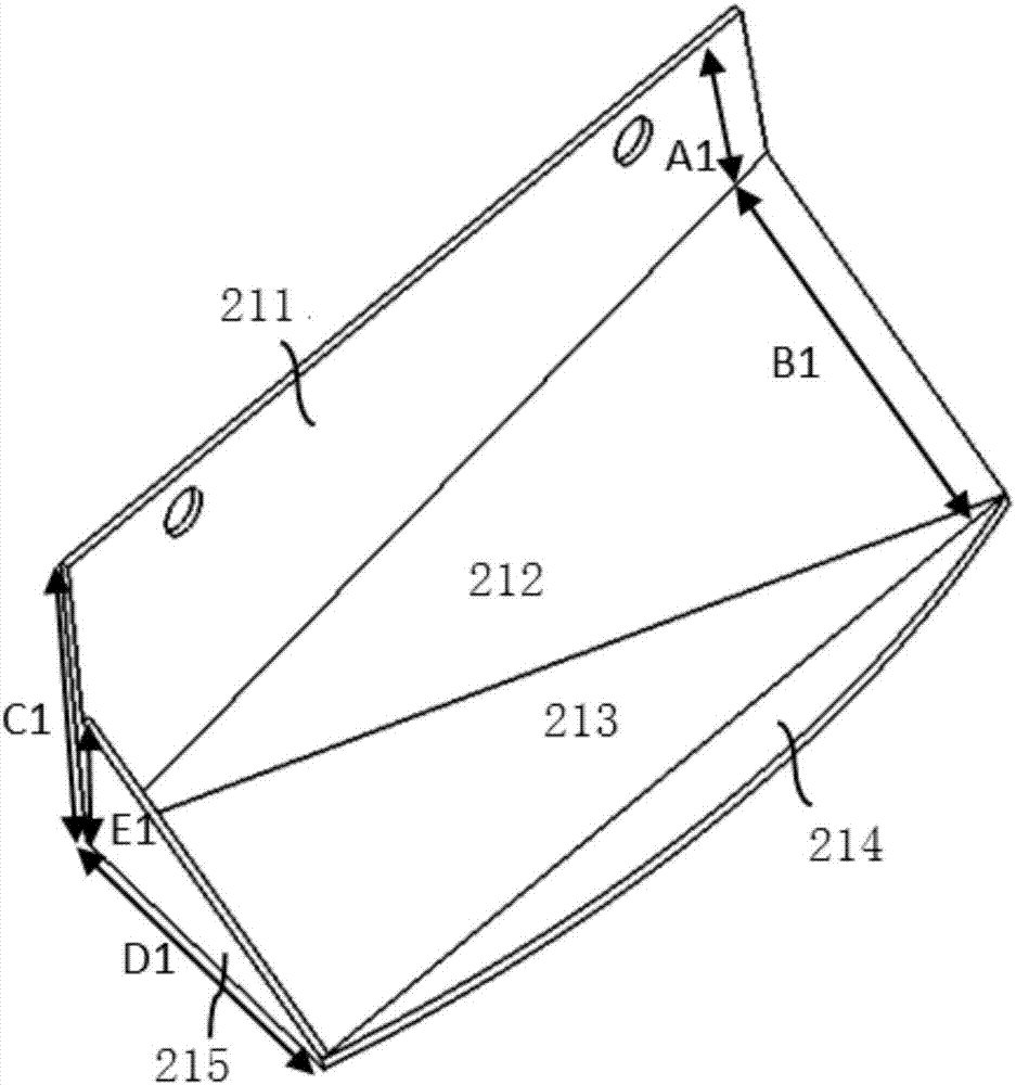 Blade structure, drying drum and drying equipment