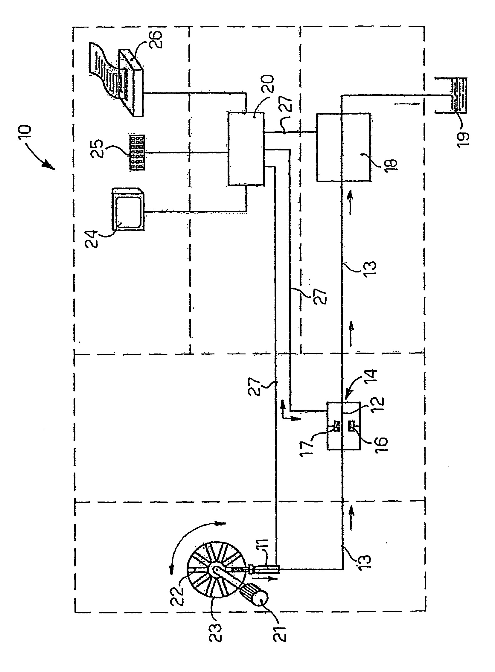 Intergrated apparatus for hematological analysis and related method