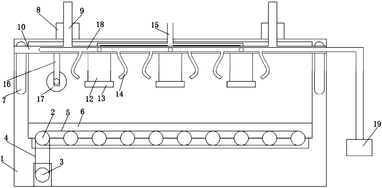 Processing device for processing 3D stone floors