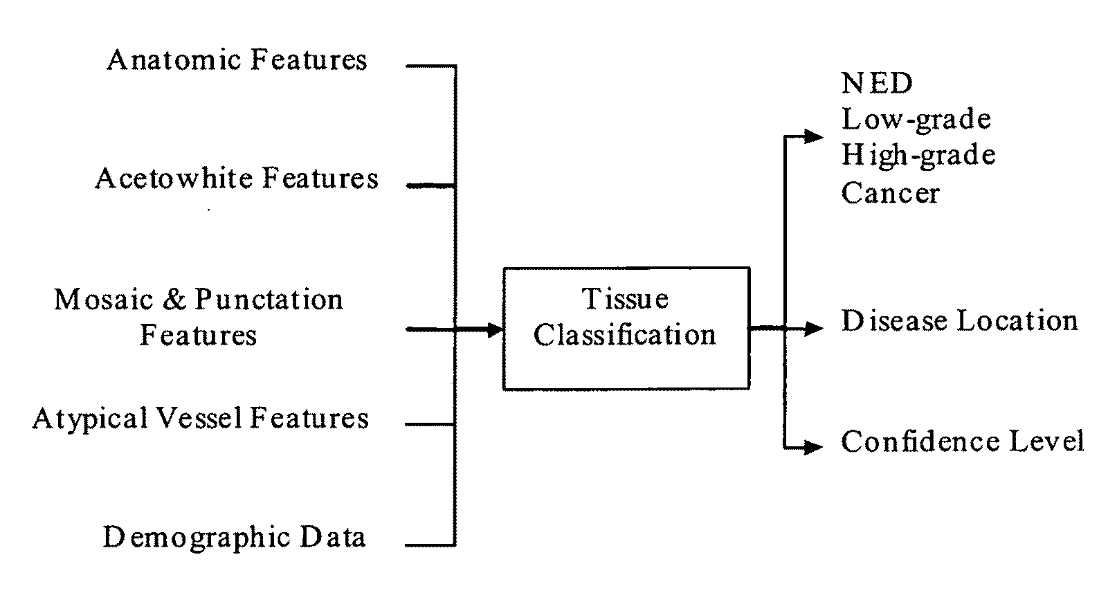 Methods for tissue classification in cervical imagery