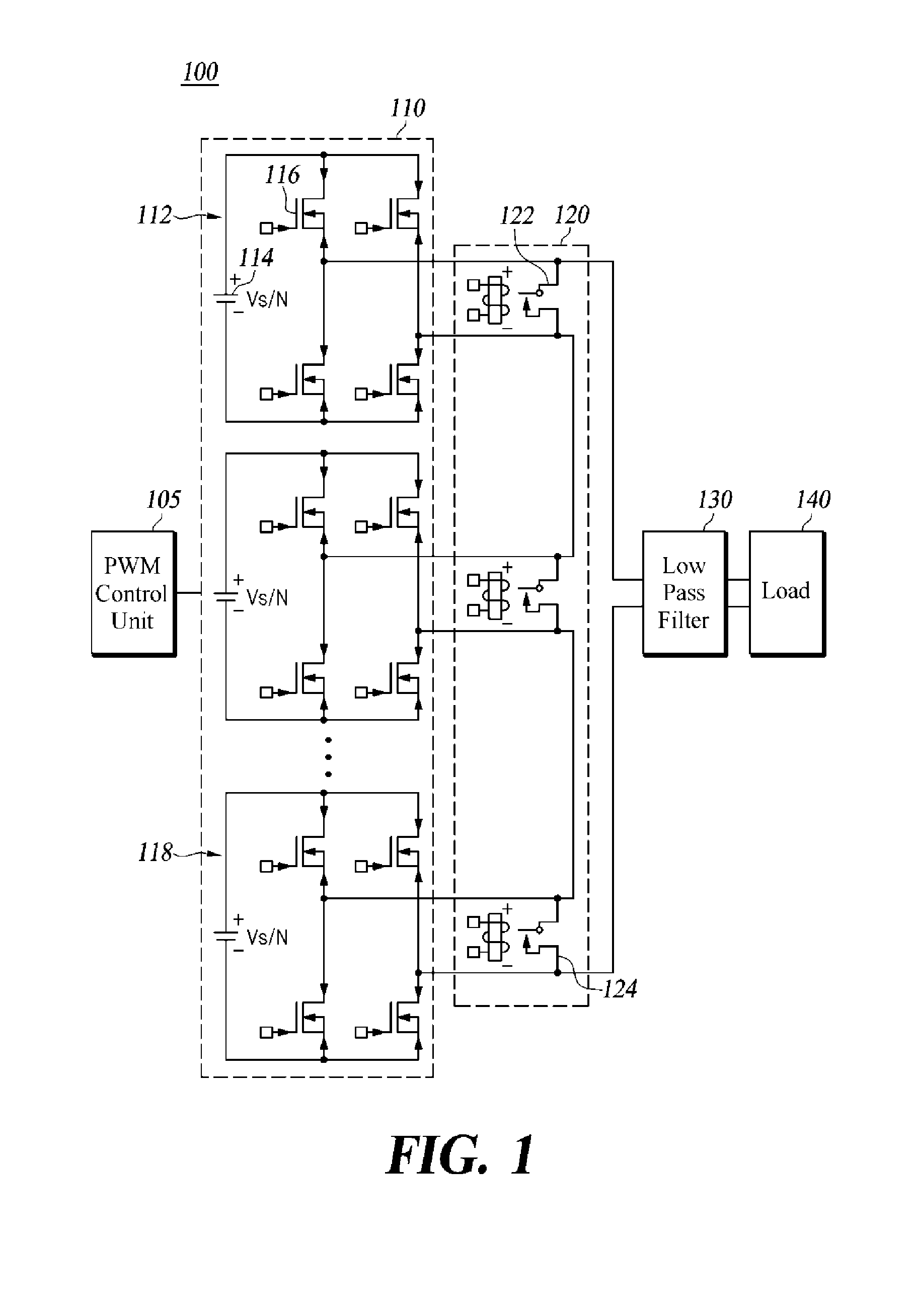 Switching amplifier and control method therefor