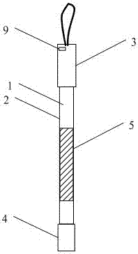 Alpenstock with electric shock function