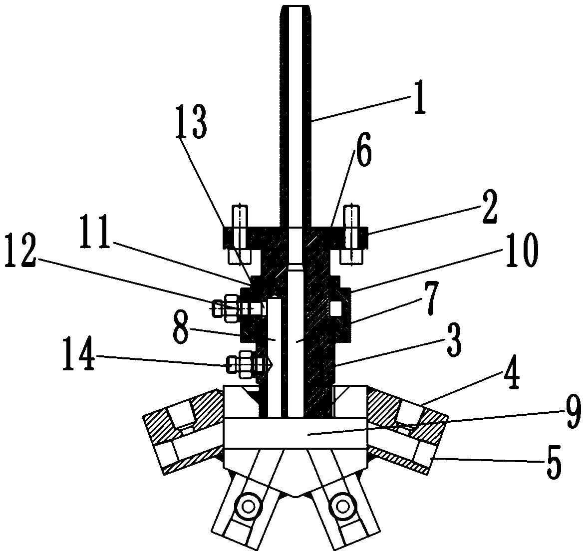 Oil spray machine rotary joint