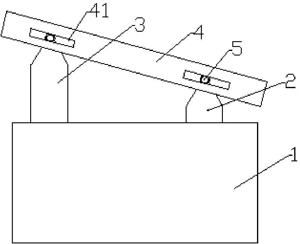 Automatic steel plate stacking device