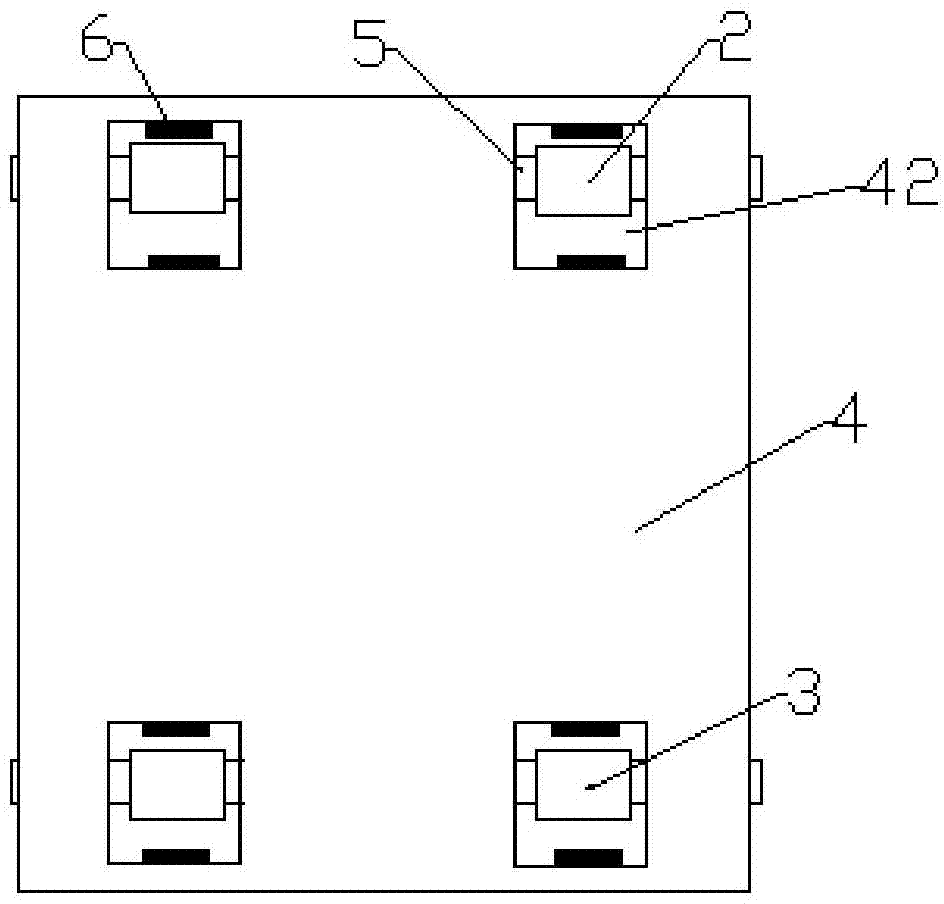 Automatic steel plate stacking device