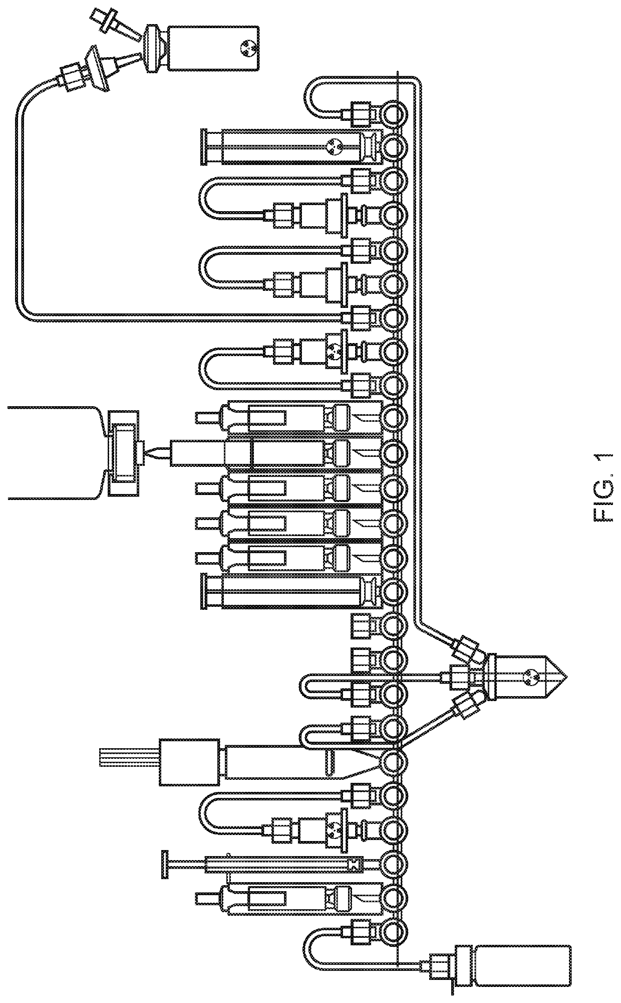 Dual run cassette for the synthesis of 18F-labelled compounds