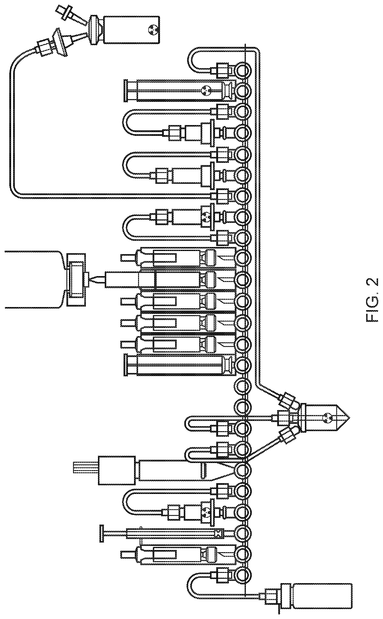 Dual run cassette for the synthesis of 18F-labelled compounds