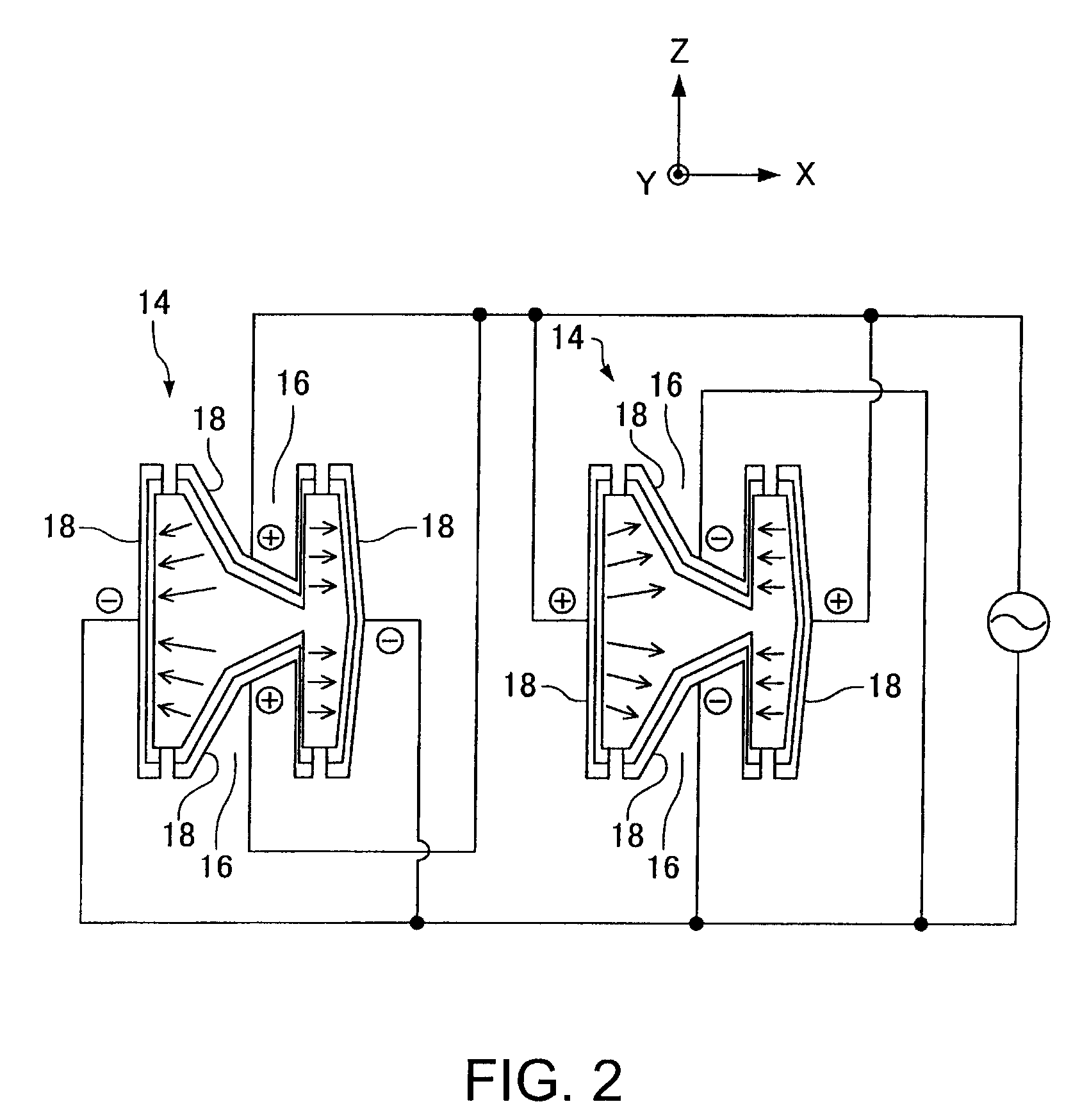 Tuning fork type piezoelectric resonator having a node of common mode vibration in constructed part of base