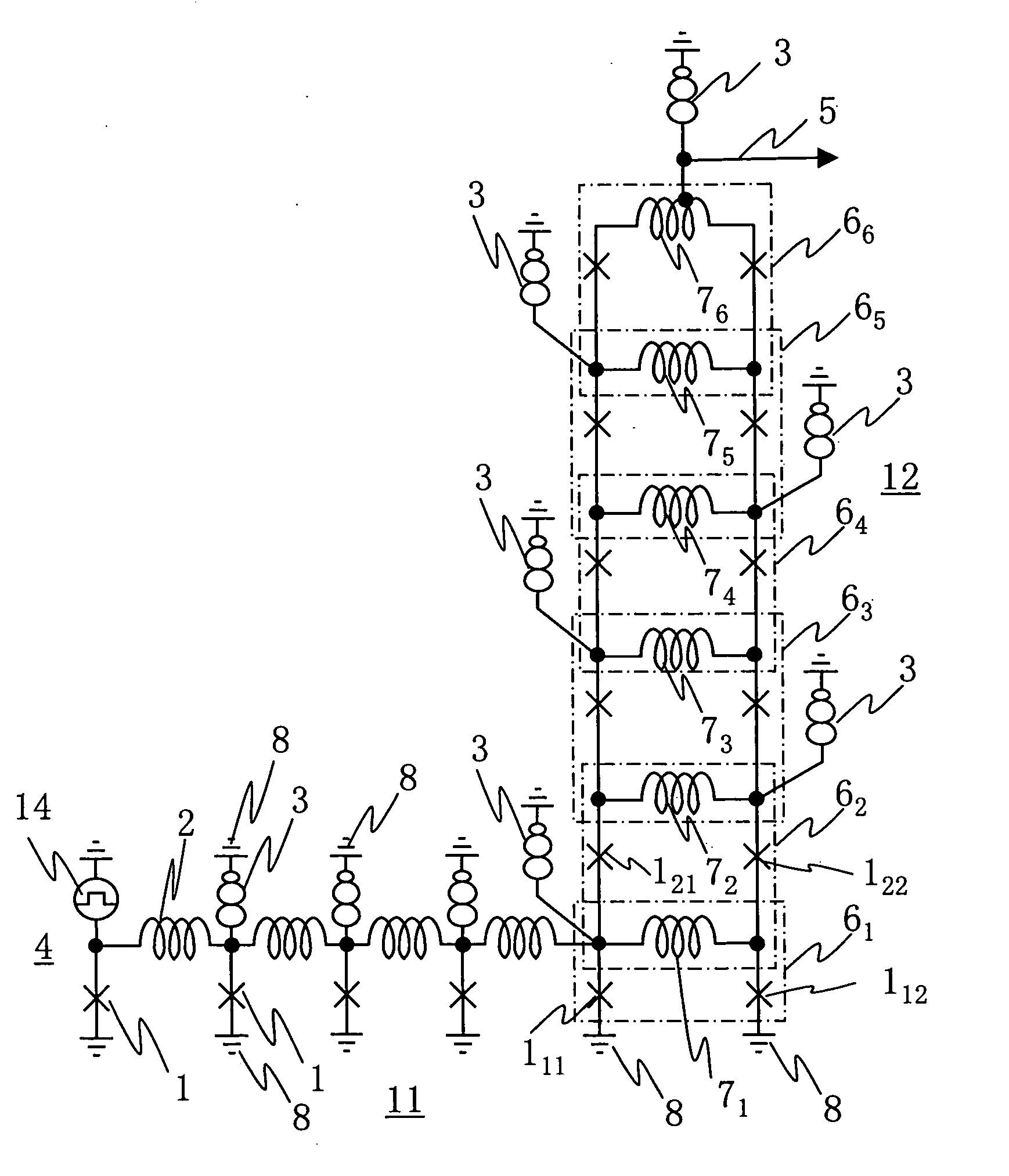 Superconducting driver circuit