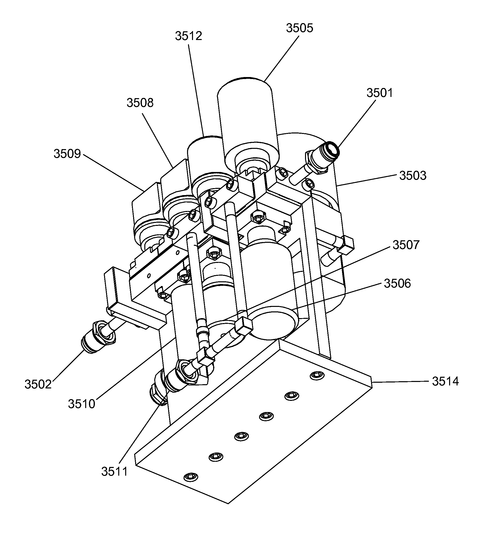 Manifold system for gas and fluid delivery