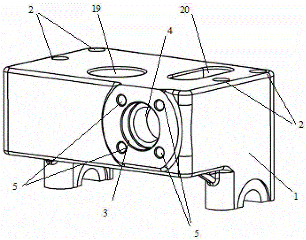 Motor and worm integral installing mechanism of engine and assembling method thereof