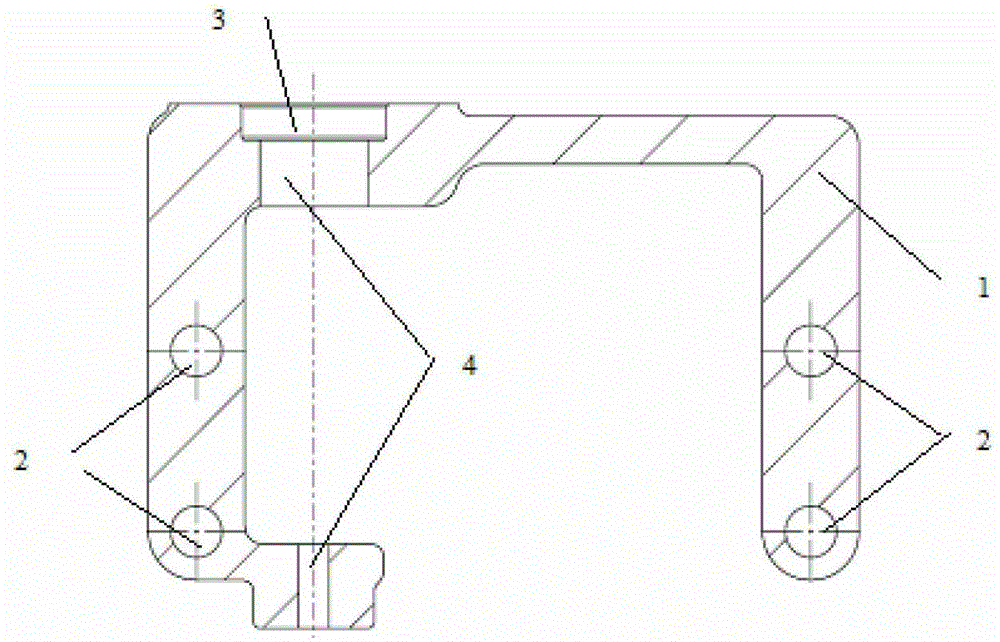 Motor and worm integral installing mechanism of engine and assembling method thereof