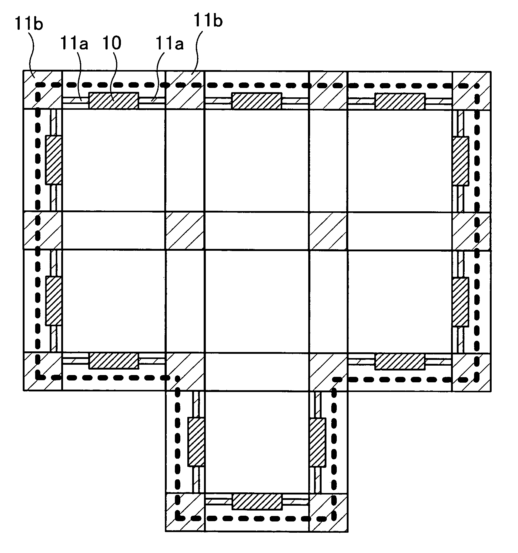 Semiconductor device manufacturing method, wafer and reticle