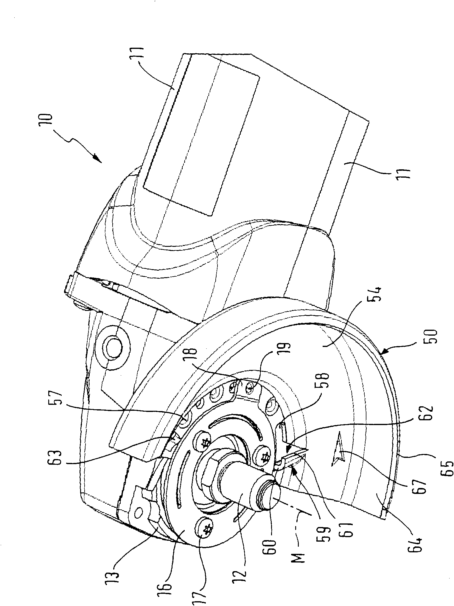 Protective cap, and electric tool with such a protective cap