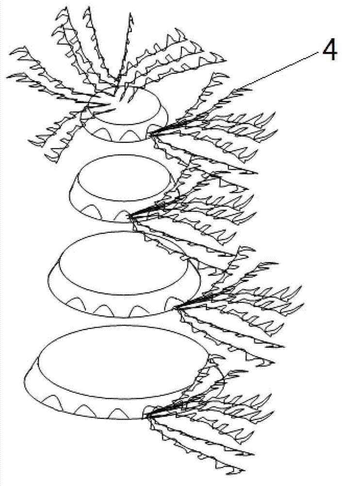 Supporting cover and method for planting shrubs or subshrubs in multi-layer three-dimensional manner