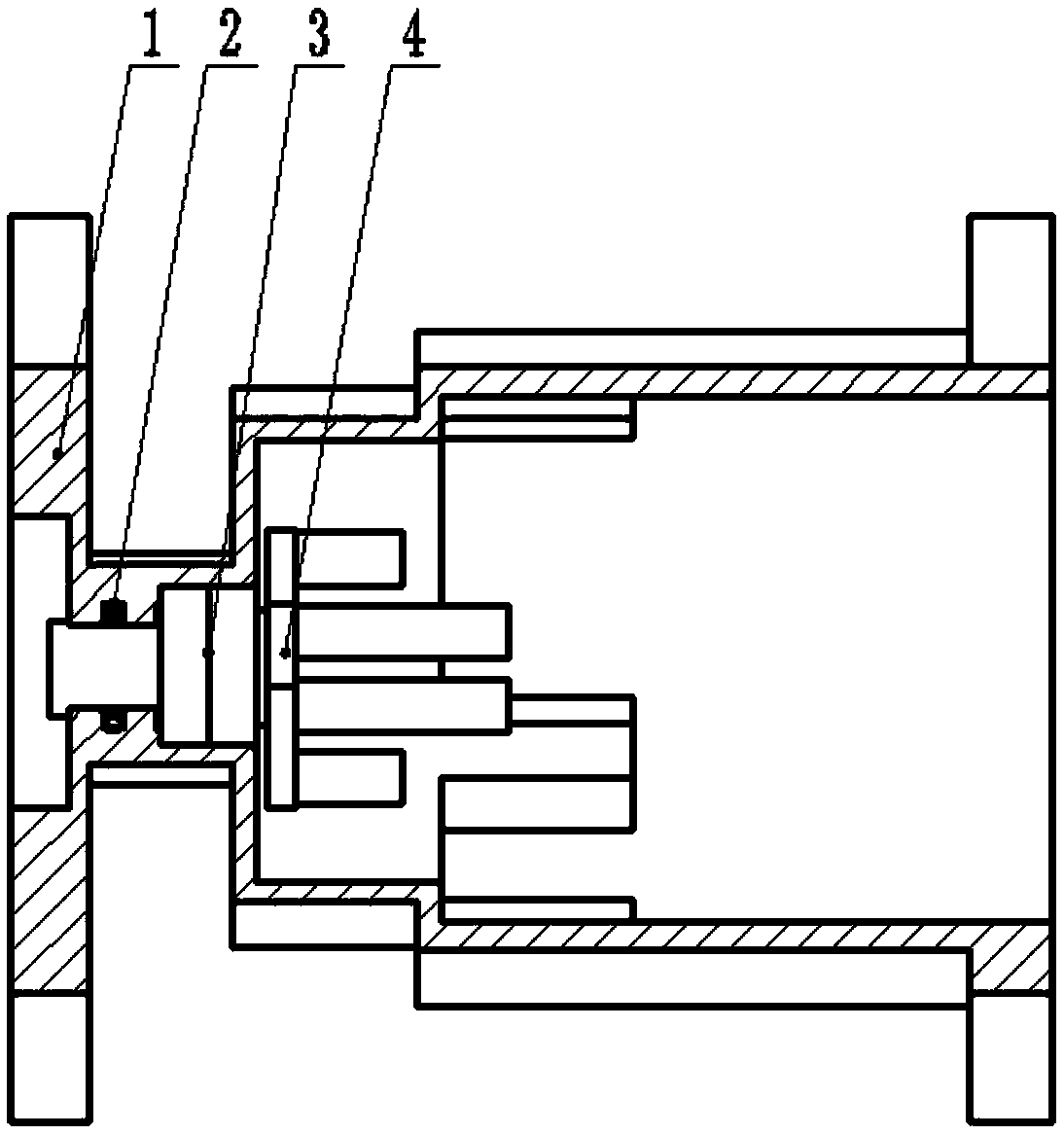 Inertia force balance type two-dimensional piston air compressor