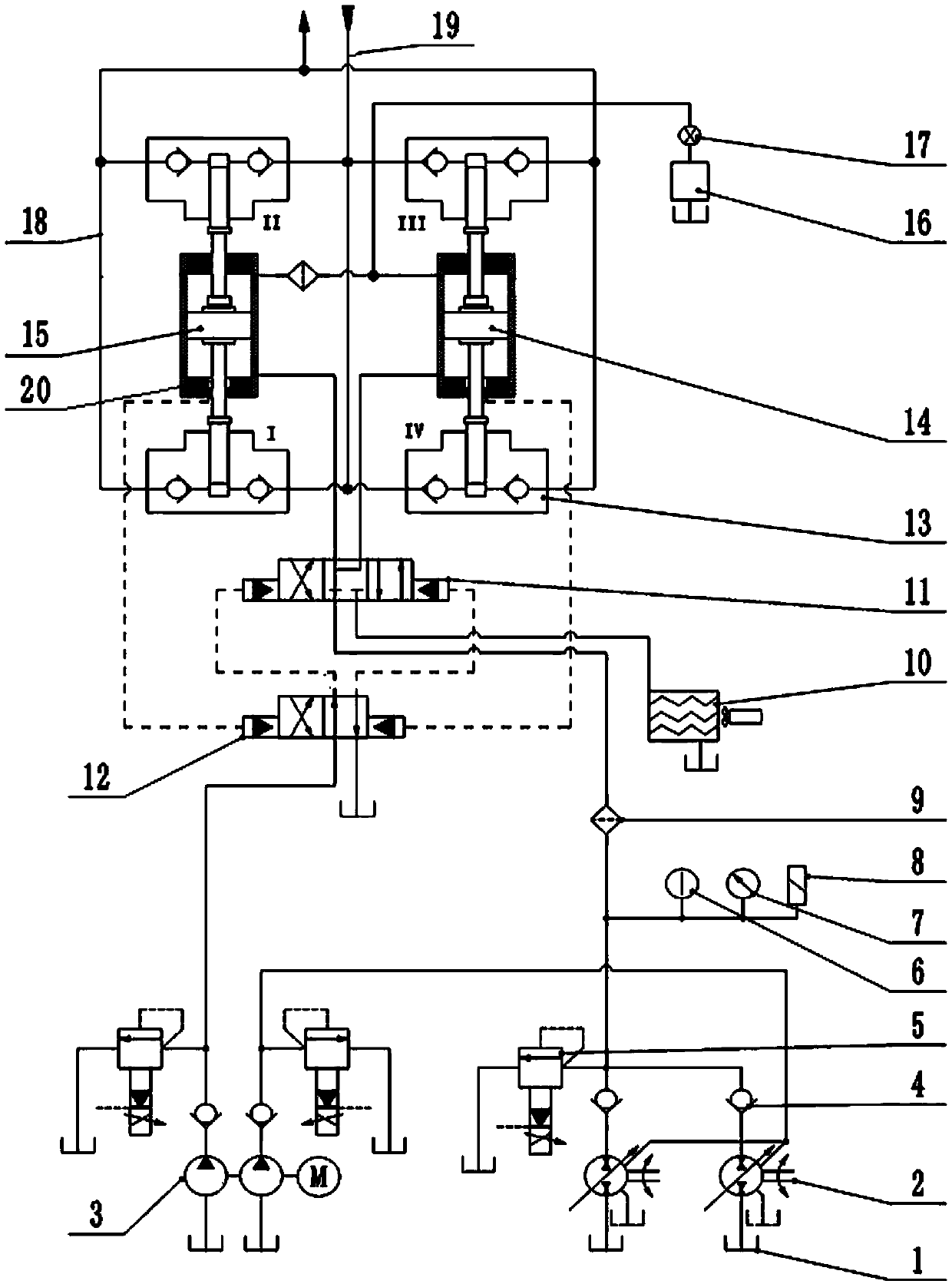 A hydraulically driven double-acting mud pump