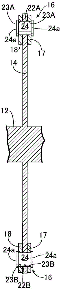 Centrifugal vibrator vibration damping device