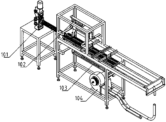 Automatic balancing device for easy open lid production line