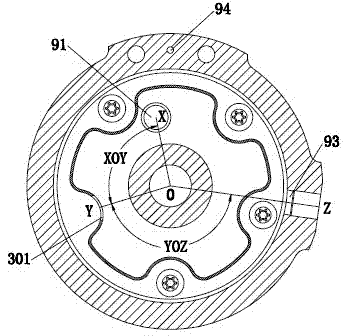 Rotating compressor of low pressure structure in shell