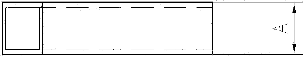 Method for blanking two-sided oblique head structural steel