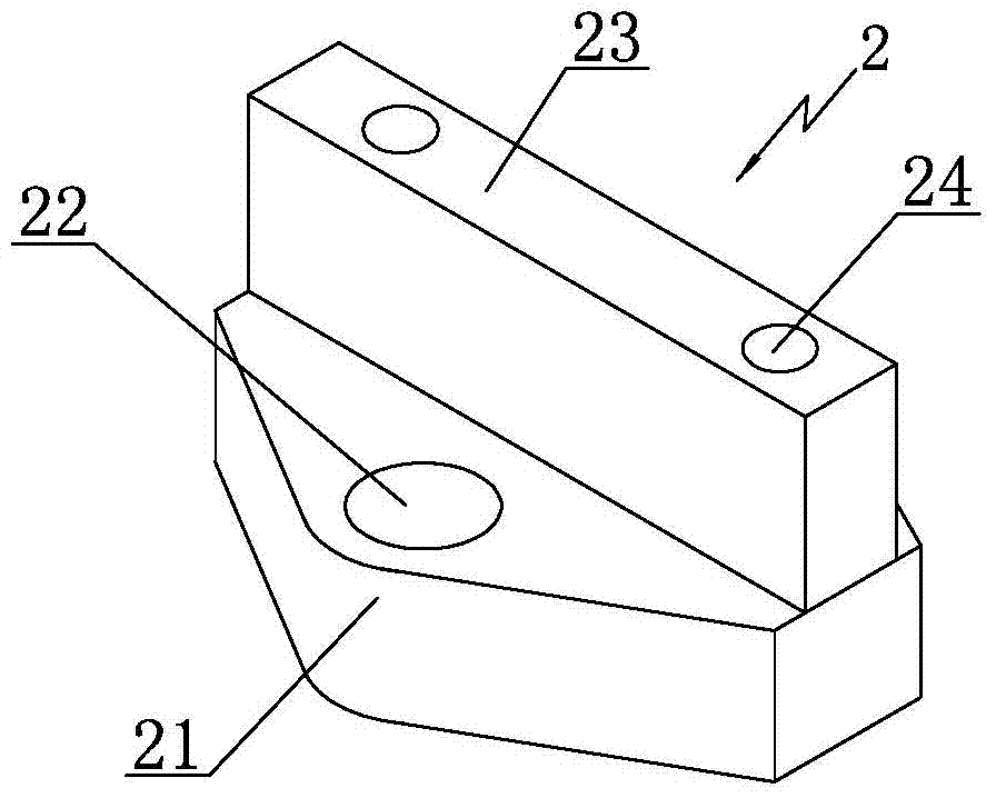 Method for using locating tool for high-accuracy drilling machining of rectangular block